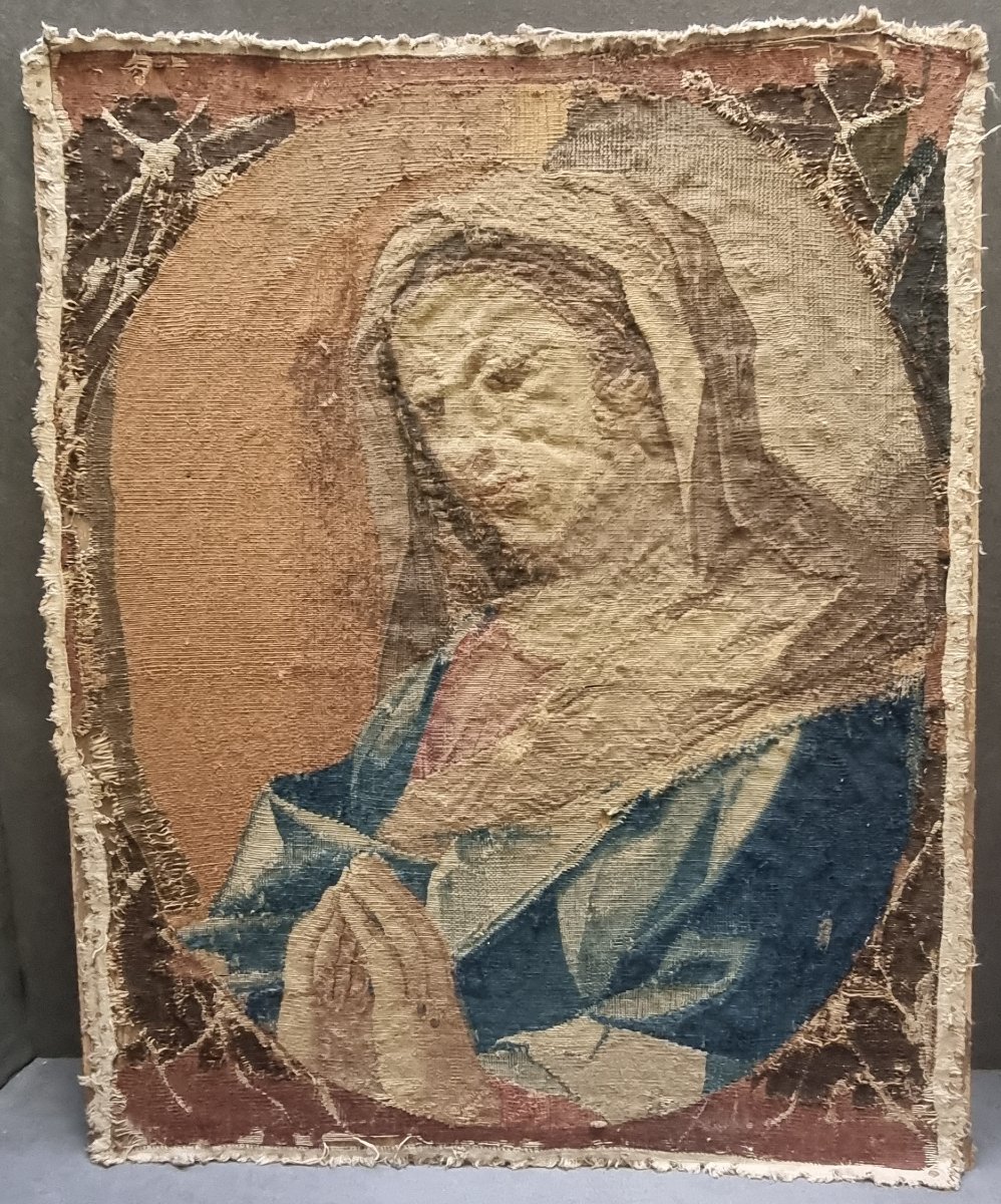 ARAZZO RAFFIGURANTE MADONNA -  Manifattura Arazzerie San Michele (Roma) - XVIII sec.
