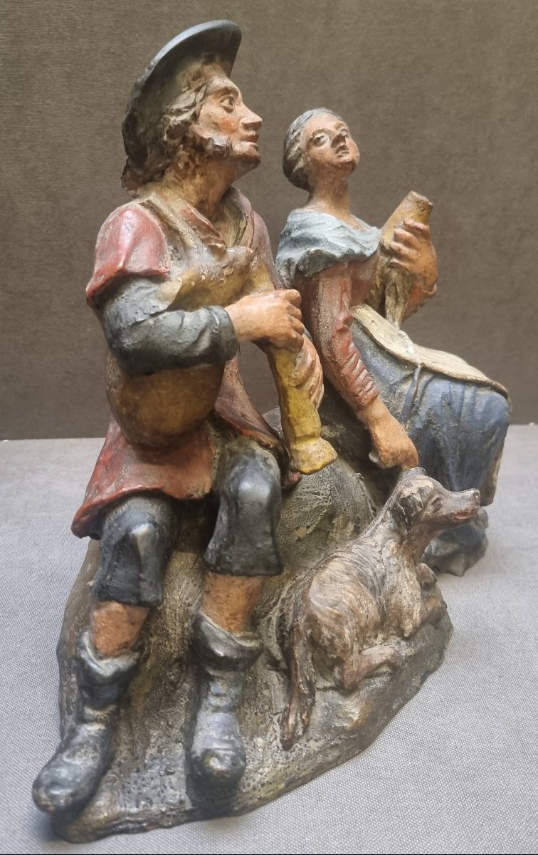 SCULTURA IN TERRACOTTA - SCENA POPOLARE - CENTRO ITALIA - Metà dell'800-photo-2