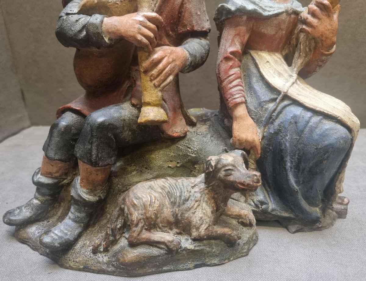 SCULTURA IN TERRACOTTA - SCENA POPOLARE - CENTRO ITALIA - Metà dell'800-photo-4