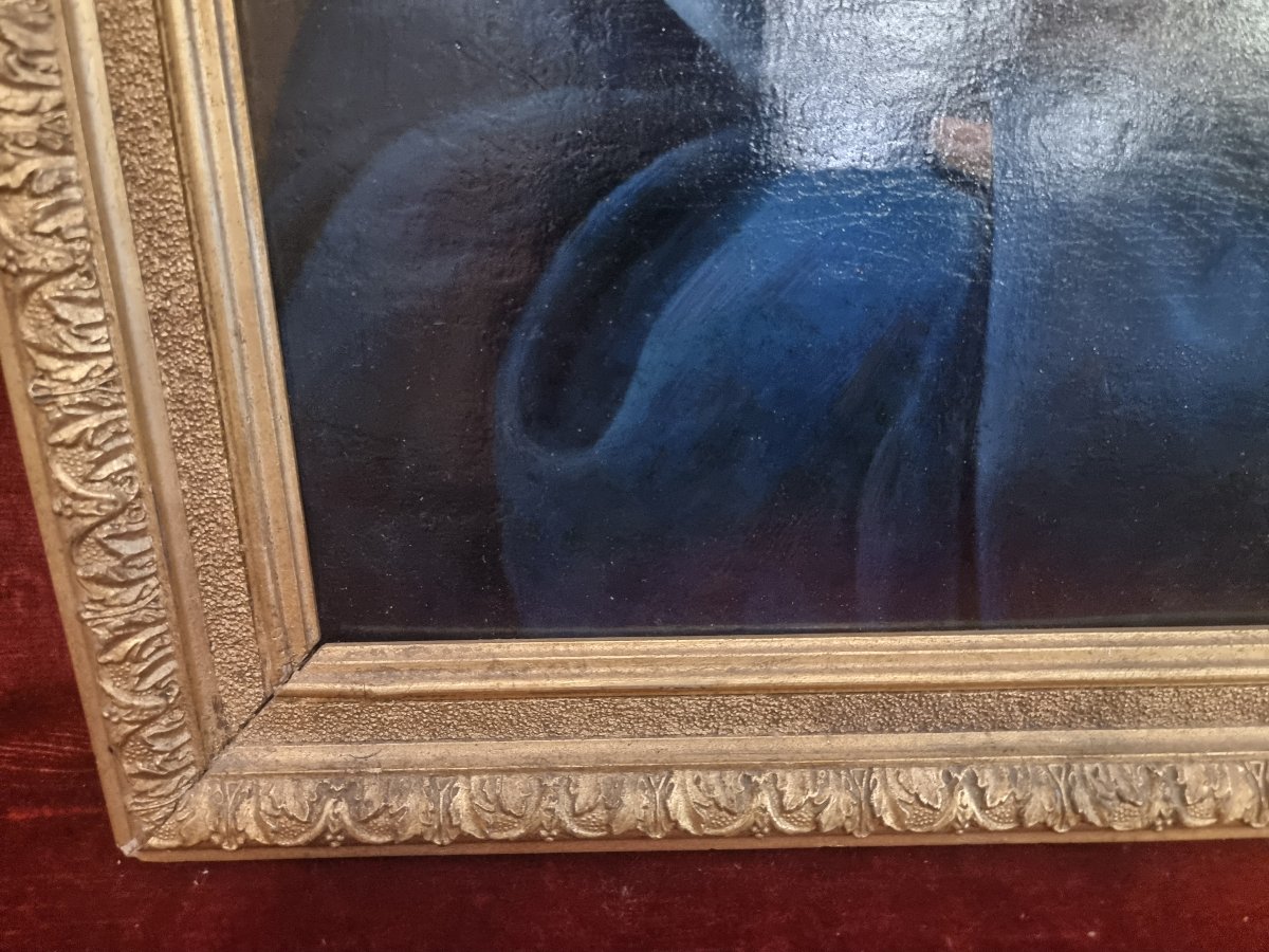 DIPINTO OLIO SU RAME - MADONNA DEL DITO - SCUOLA DI CARLO DOLCI - DELL'700-photo-1