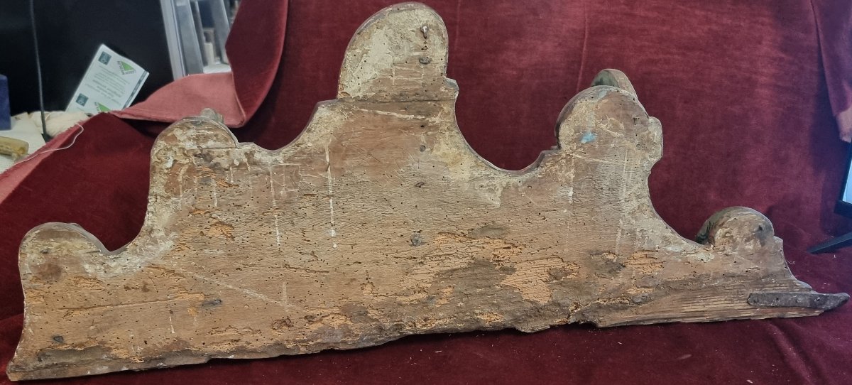 ETAGERE ANGOLIERA IN LEGNO LACCATO CON BORDI ARGENTATI - ITALIA, MARCHE - Prima metà XVIII -photo-4