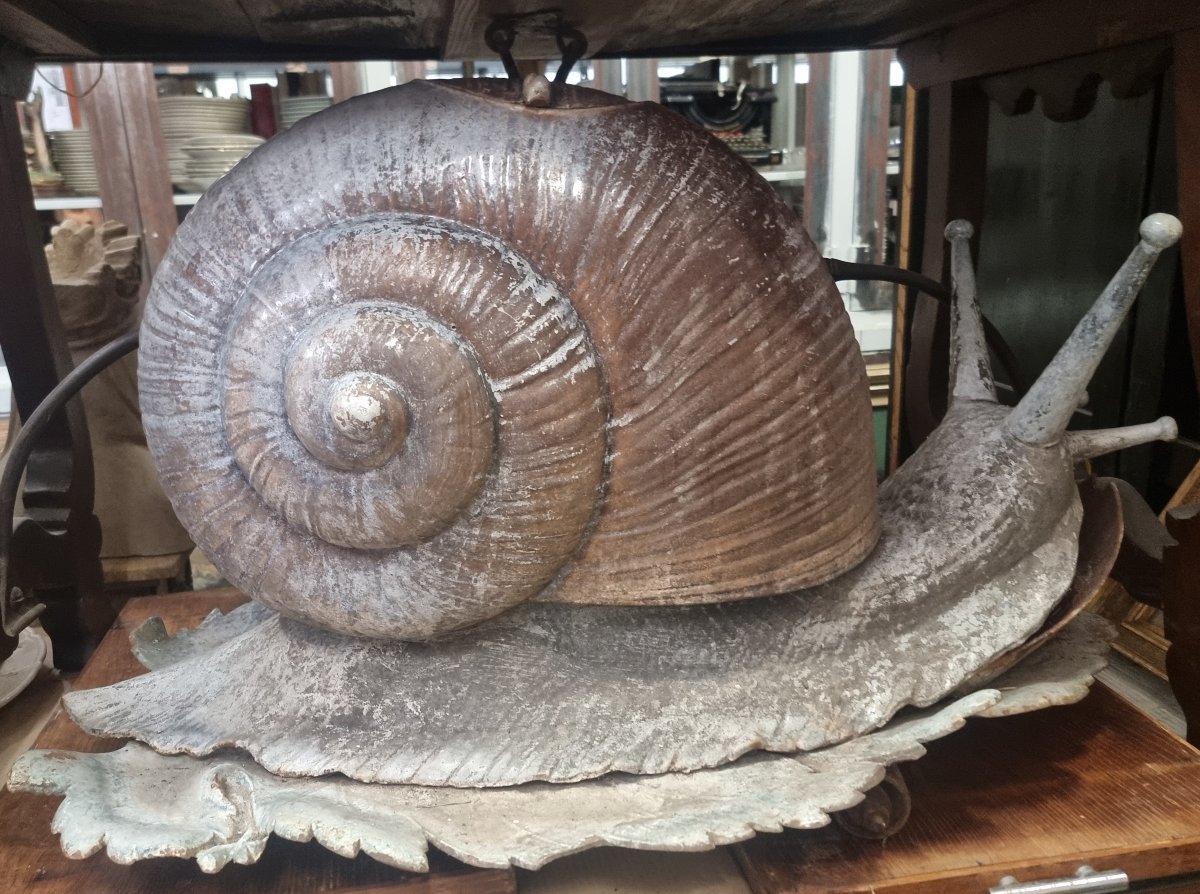 STUFA IN GHISA ESCARGOT RENNOIS - FRANCIA, Fine '800 ALFRED LEFEBVRE (1845-1916)