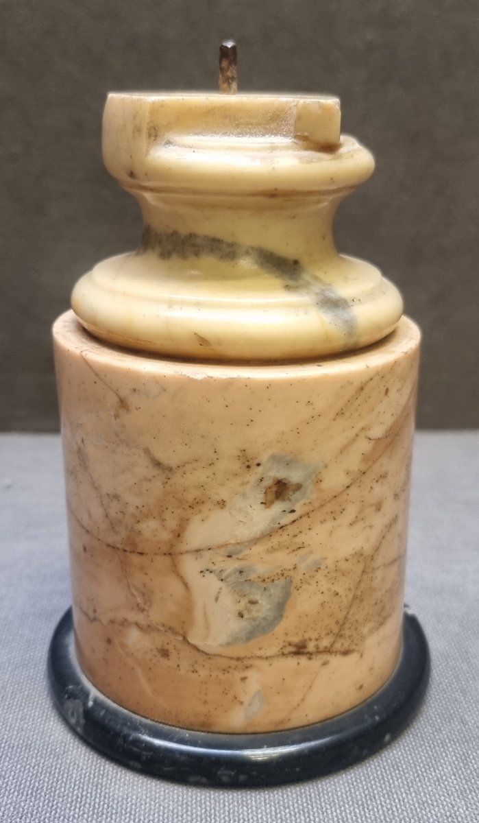 BASE NEOCLASSICA MARMO NERO DEL BELGIO, GIALLO ANTICO e GIALLO DI SIENA - ROMA inizio XVIII sec-photo-2