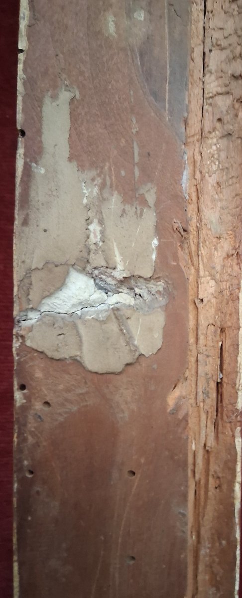 CORNICE LEGNO ARGENTATA A MECCA - SALVADOR ROSA - dell'700-photo-3