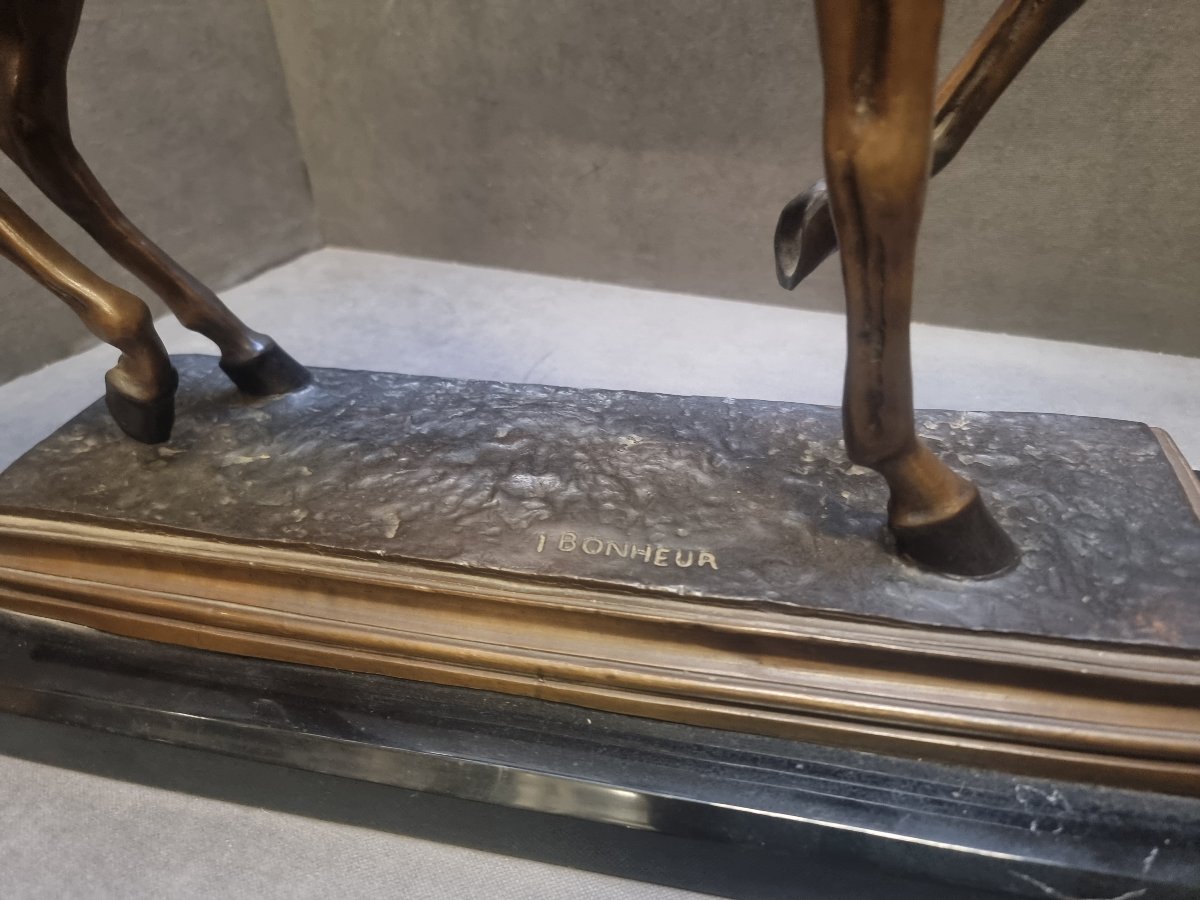 Scultura in bronzo – "Il Grande Fantino", modello di Isidore Bonheur (1827-1901)-photo-3