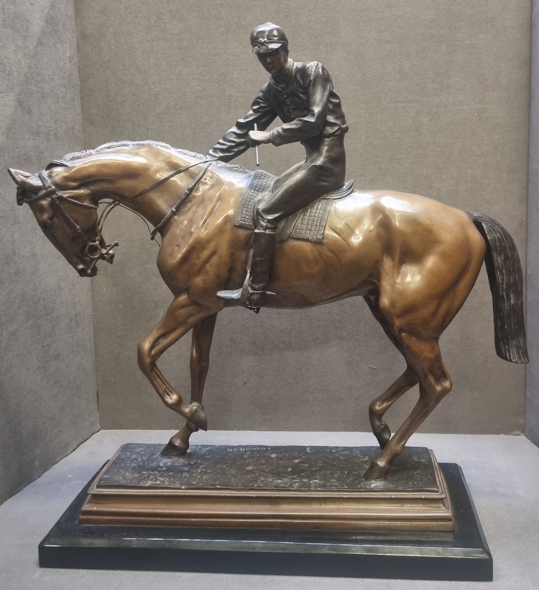 Scultura in bronzo – "Il Grande Fantino", modello di Isidore Bonheur (1827-1901)