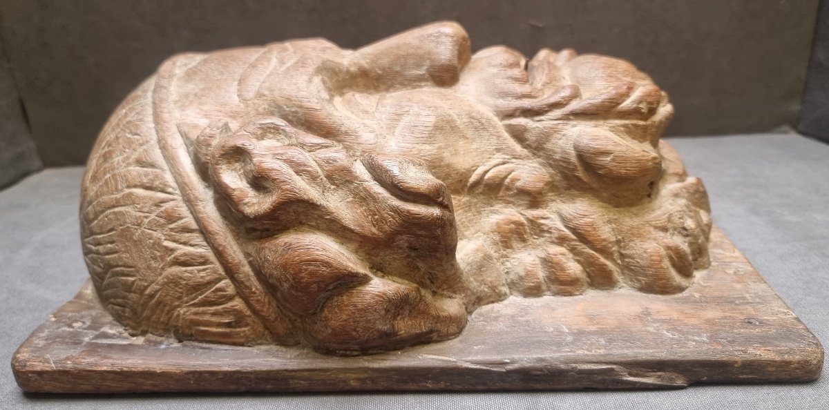 ALTORILIEVO IN LEGNO SCOLPITO (CEDRO DEL LIBANO) - OMERO - XVIII SECOLO - SPAGNA-photo-1