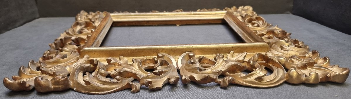 CORNICE IN LEGNO INTAGLIATO E DORATO - FIRENZE - dell'800-photo-4