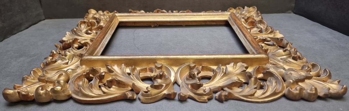 CORNICE IN LEGNO INTAGLIATO E DORATO - FIRENZE - dell'800-photo-2