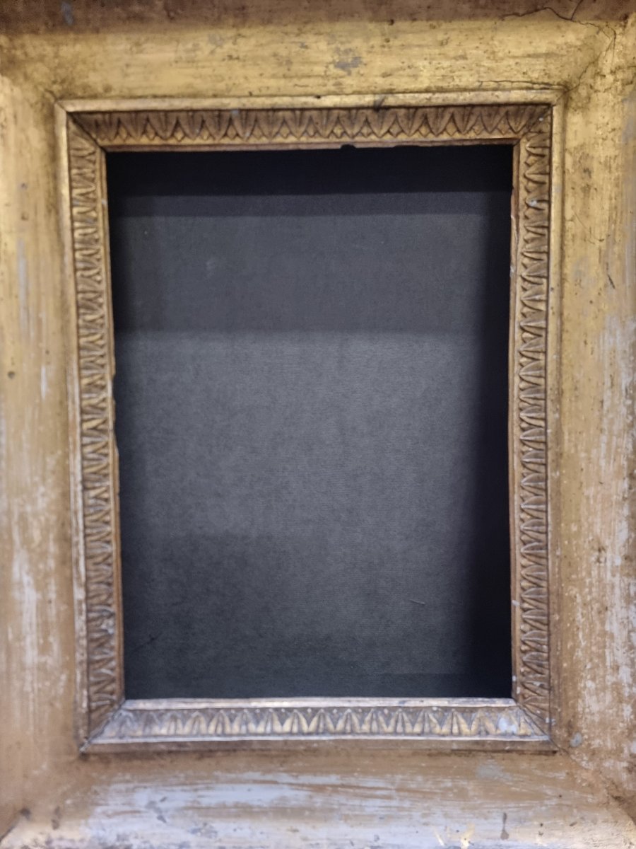 CORNICE IN LEGNO DORATO - NEOCLASSICA - ROMA, primi '800-photo-2