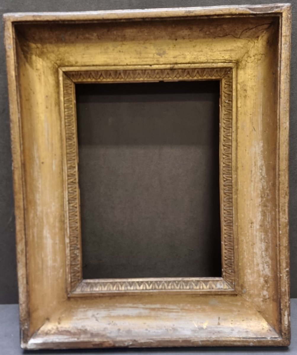 CORNICE IN LEGNO DORATO - NEOCLASSICA - ROMA, primi '800
