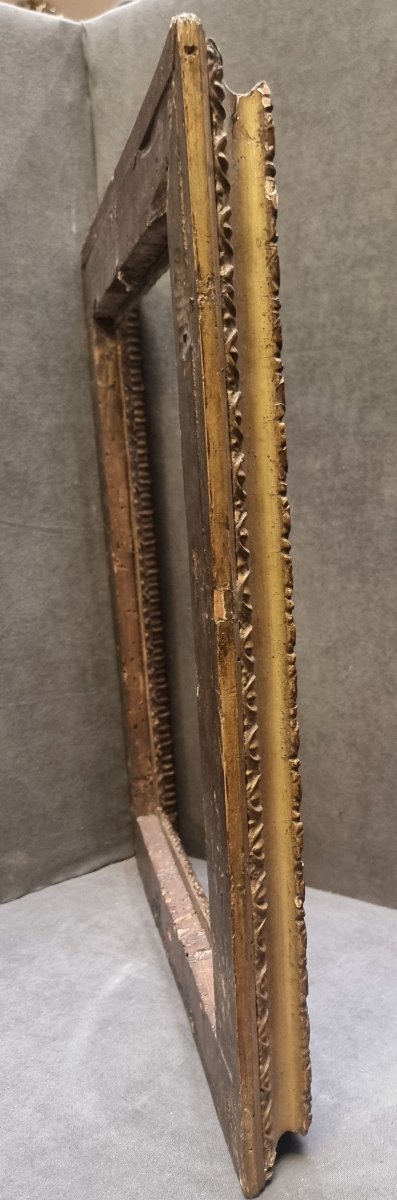 CORNICE IN LEGNO DORATO A TRE ORDINI D'INTAGLIO - SALVADOR ROSA  - ITALIA, EMILIA, dell' 700-photo-1
