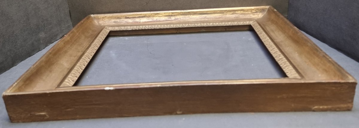 CORNICE IN LEGNO DORATO NEOCLASSICA - ITALIA , primi '800-photo-4