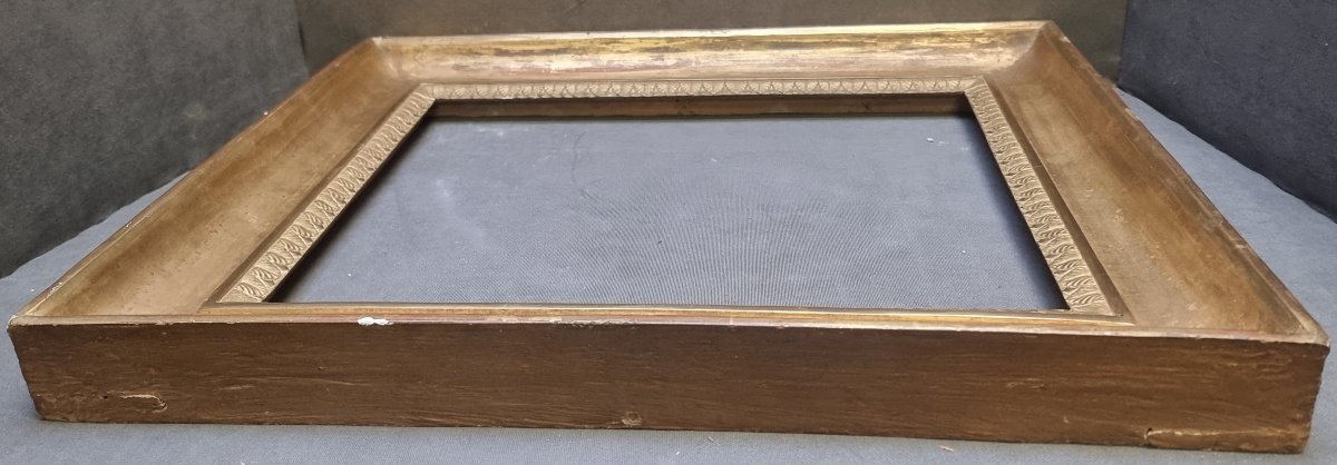CORNICE IN LEGNO DORATO NEOCLASSICA - ITALIA , primi '800-photo-2