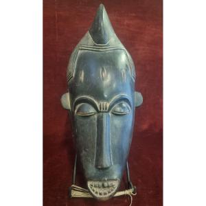 MASCHERA AFRICANA IN LEGNO INTAGLIATO - Baoulé Ndoma - META' DEL XX SECOLO