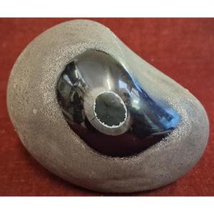 SASSO VETRO MURANO  ALFREDO BARBINI  VINTAGE ANNI '70