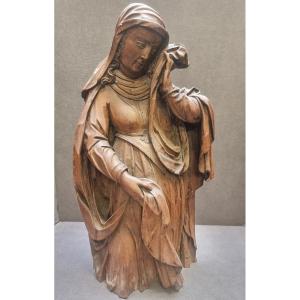 SCULTURA IN LEGNO INTAGLIATO (LEGNO DOLCE) - GERMANIA - XVI SECOLO