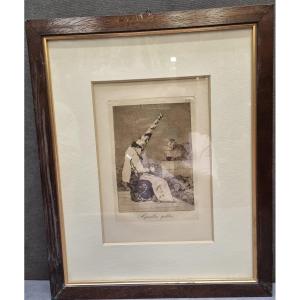 10 INCISIONI INCORNICIATE - CAPRICCI DI FRANCISCO GOYA - V EDIZIONE 1898