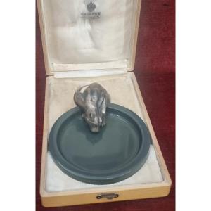 Pantera in argento e diaspro - Fabergé - seconda metà del XX secolo