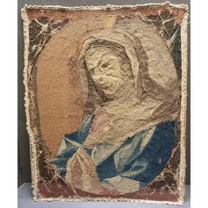 ARAZZO RAFFIGURANTE MADONNA - Manifattura Arazzerie San Michele (Roma) - XVIII sec.