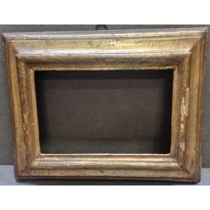 PICCOLA CORNICE LEGNO ARGENTATO A MECCA - DELL'600 - SUD ITALIA