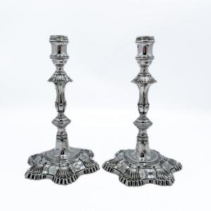 Pair Of George Ll Candlesticks