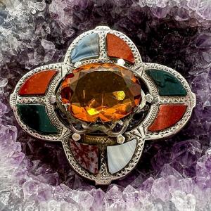 Scottish Clan Brooch In Silver