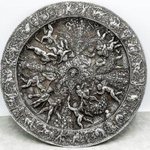 Offering Dish In Silver Metal