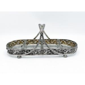 Sweets Basket In 800/1000 Sterling Silver