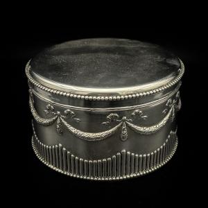 Biscuit Box In Sterling Silver Hanau
