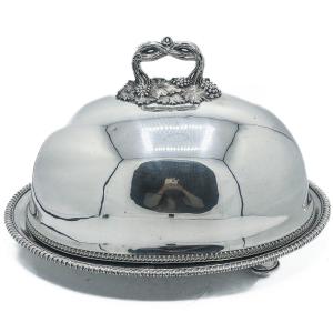 Old Sheffield Silver Plated Meat And Game Dish Cover, Late 19th Century