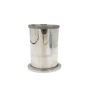 Elegant 1950s Italian Sterling Silver Bottle Holder