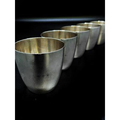 Set Of 5 Tiffany Hunting Timbales
