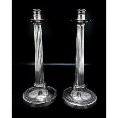 Pair Of Torches Ghent 1815-1832