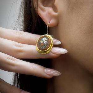 Pair Of Napoleon III Ears Pendants