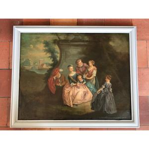 18th Century Painting By Jean-baptiste Pater