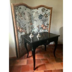 Louis XV Period Painted Fruitwood Side Table