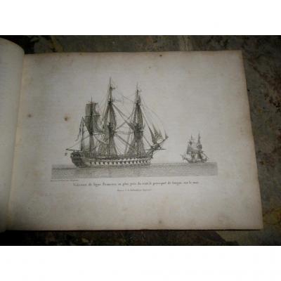 Hardcover Book "war Of The Merchant Navy And" For Baugean Edition 1814