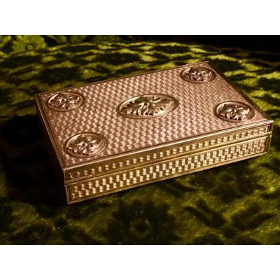 Box Vermeil Louis XVI Style Late Nineteenth