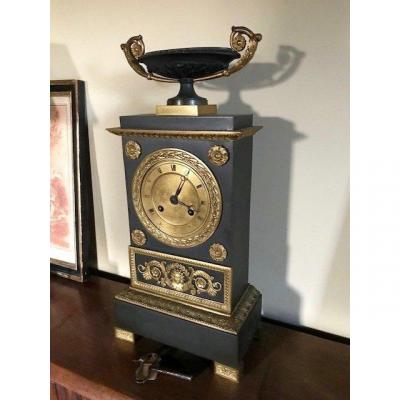 Empire Clock Signed Lépine And Pons Early 19th