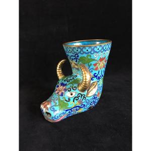 Cloisonné, Rython Vase, China