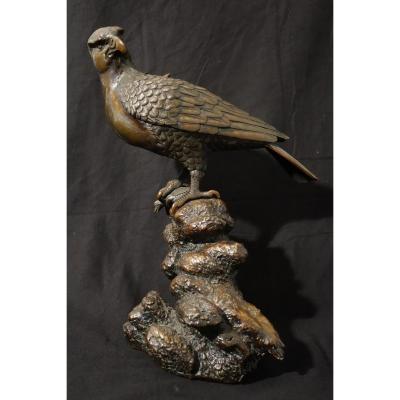 Bronze Eagle, Meije Period, Japan XIX Th Century