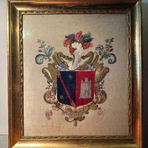 Embroidered Coat Of Arms