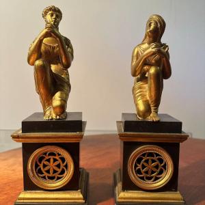 Pair Of Empire Bronzes