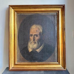 Oil Portrait From The 17th Century.