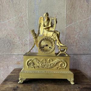 Empire Period Cupid Clock