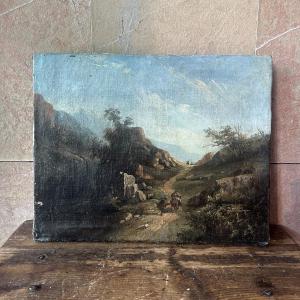 Oil On Canvas. Dutch. 18th Century.