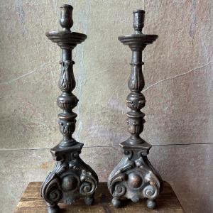 Pair Of 18th-century Candlesticks