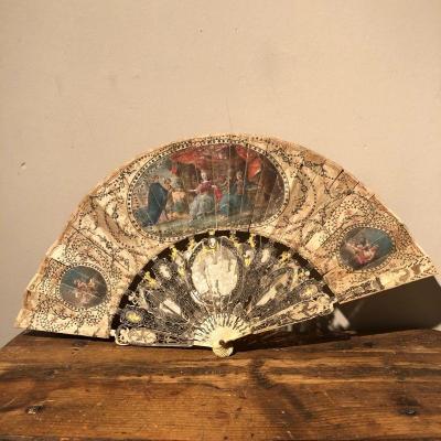 18th Century Hand Painted French Fan