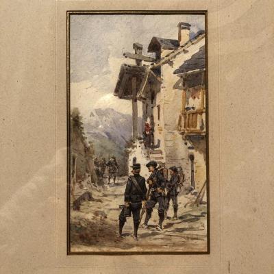 19th Century Watercolor.